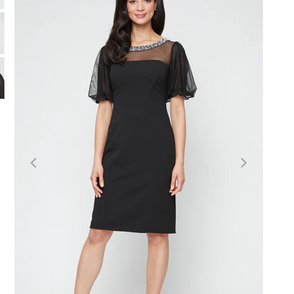 NWT Alex Evenings sheath Dress. Size 6